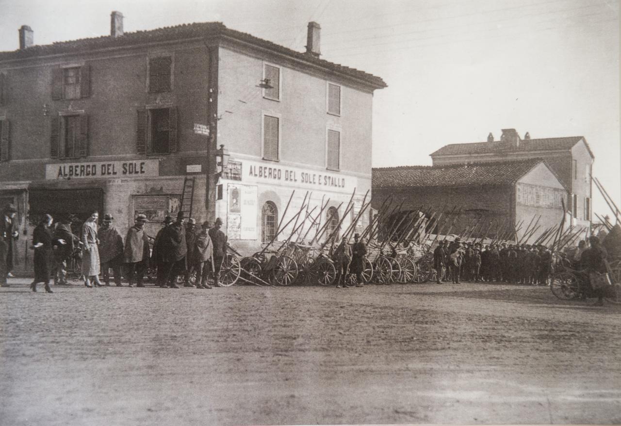 Albergo Trattoria Sole Busseto Exterior foto